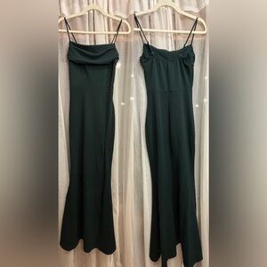 Windsor Formal Green High Slit Prom Wedding Dress Size S